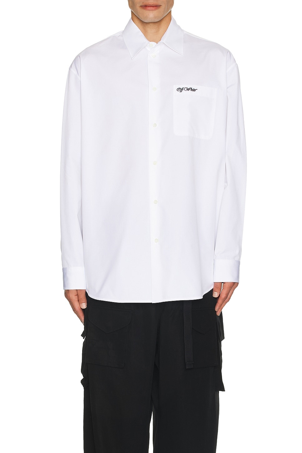 College Poplin Oversize Shirt - 4