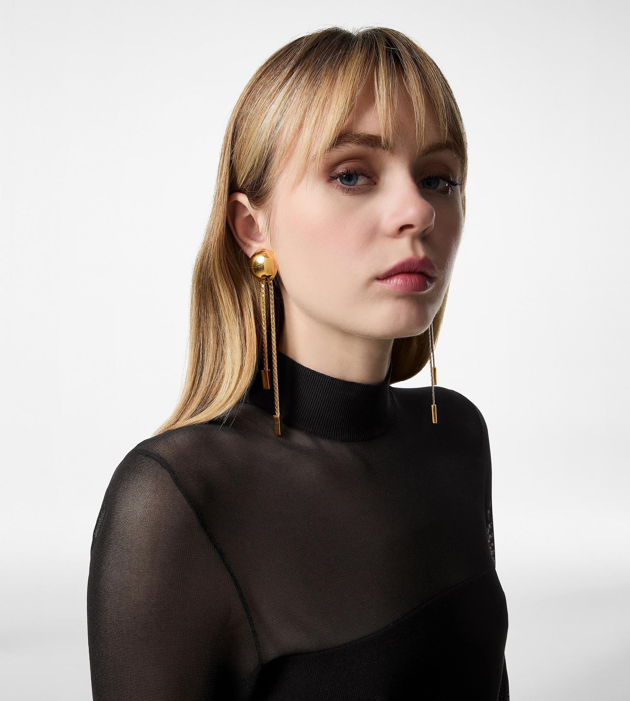 BRASS DOME EARRINGS - 3