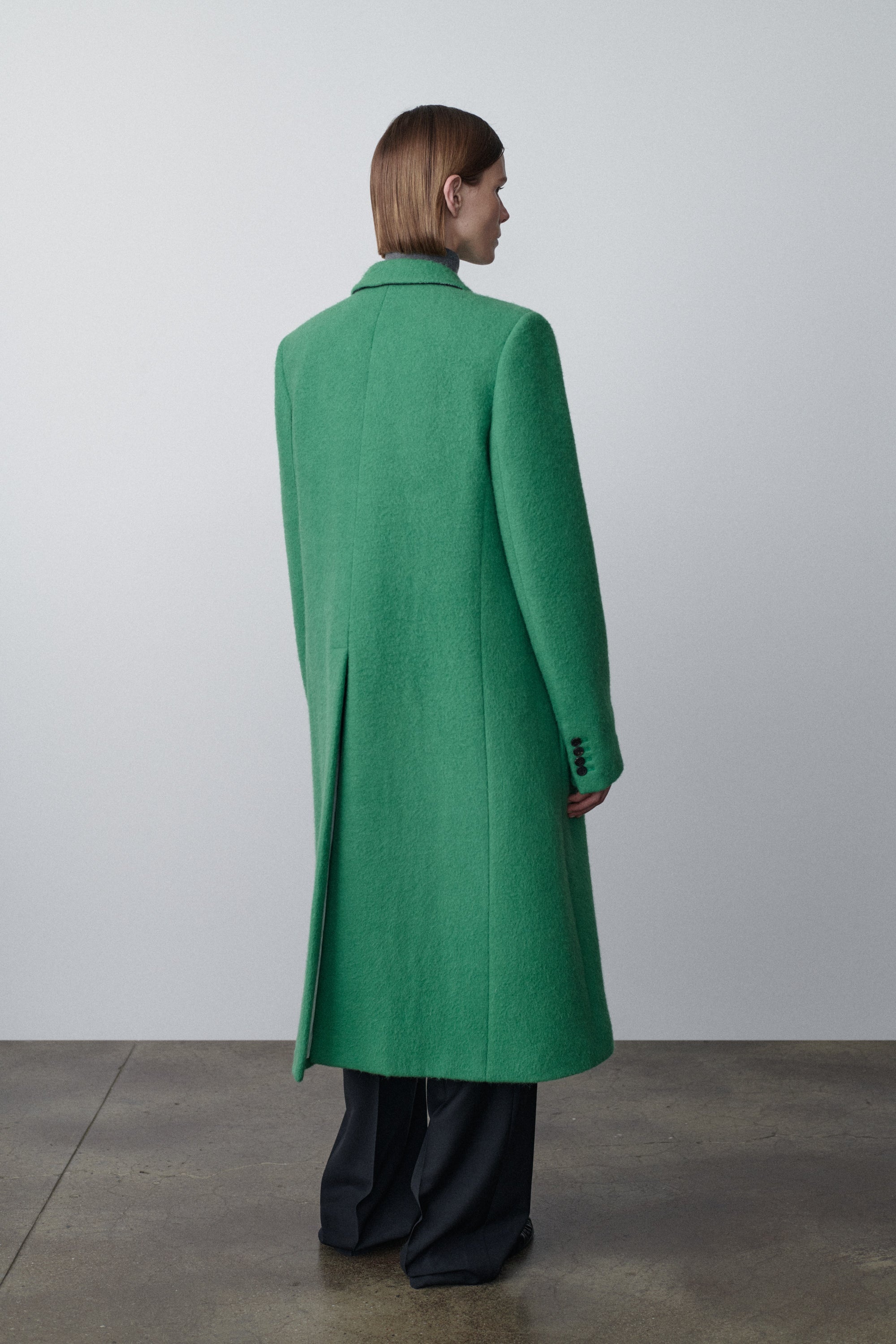 Demi Coat in Alpaca and Cashmere - 5