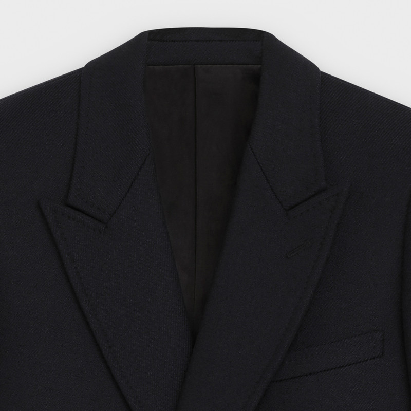 DOUBLE-BREASTED CHESTERFIELD COAT IN WOOL 3