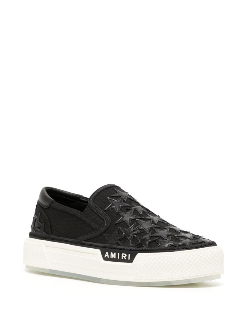 AMIRI star-patch slip-on sneakers outlook