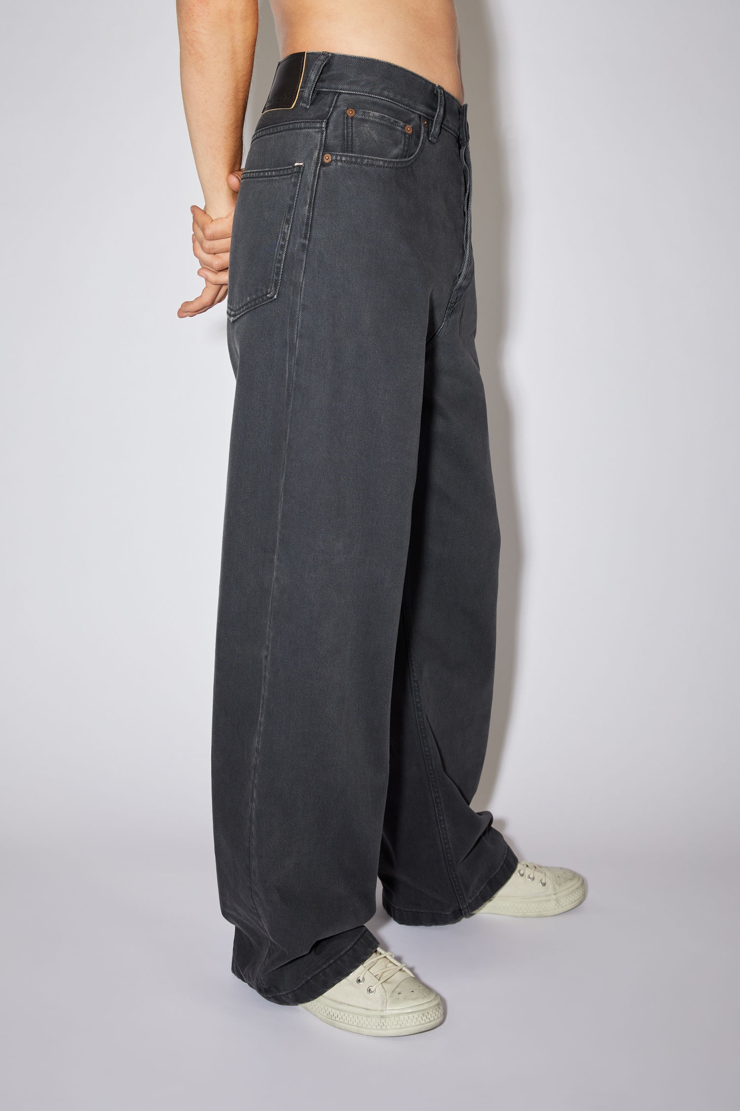 Loose fit jeans - Dark grey - 4