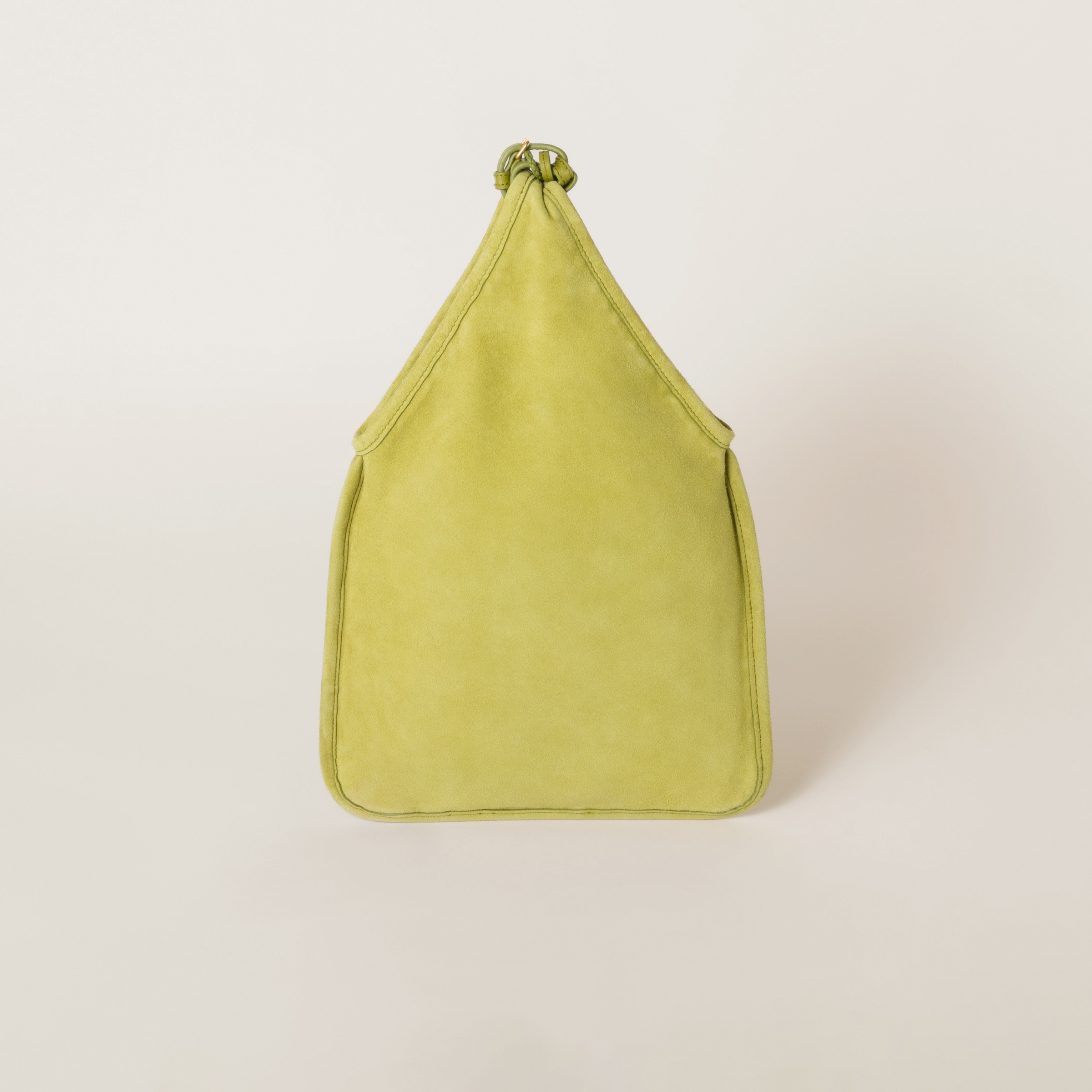 Suede handbag with tassels - 3