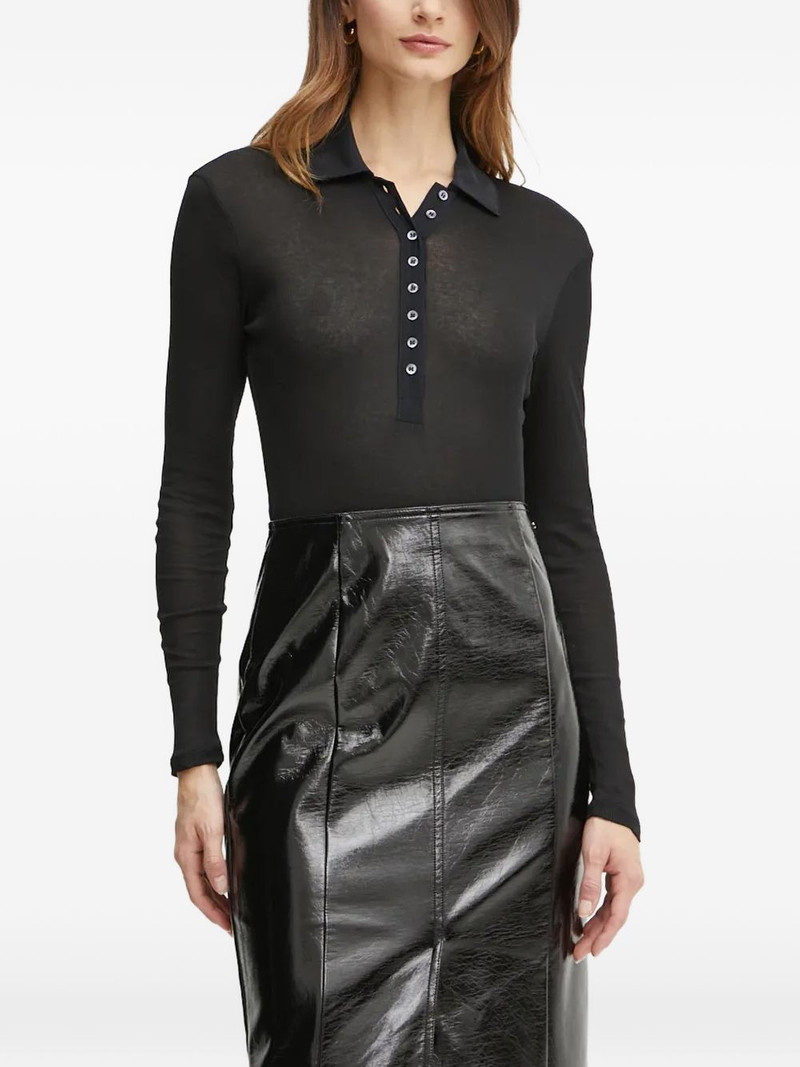 long-sleeve polo-collar body 1