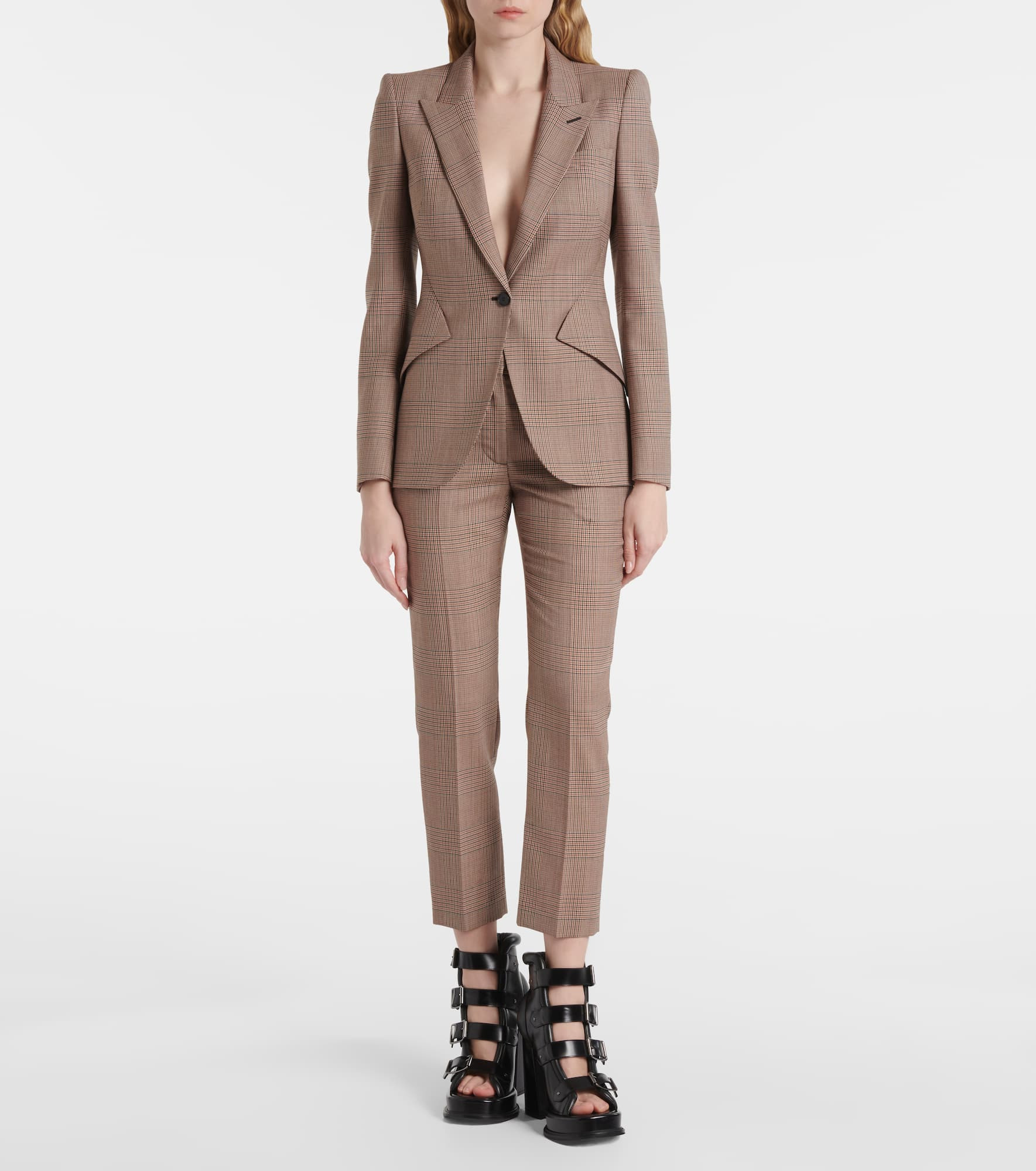 Single-breasted wool blazer - 2