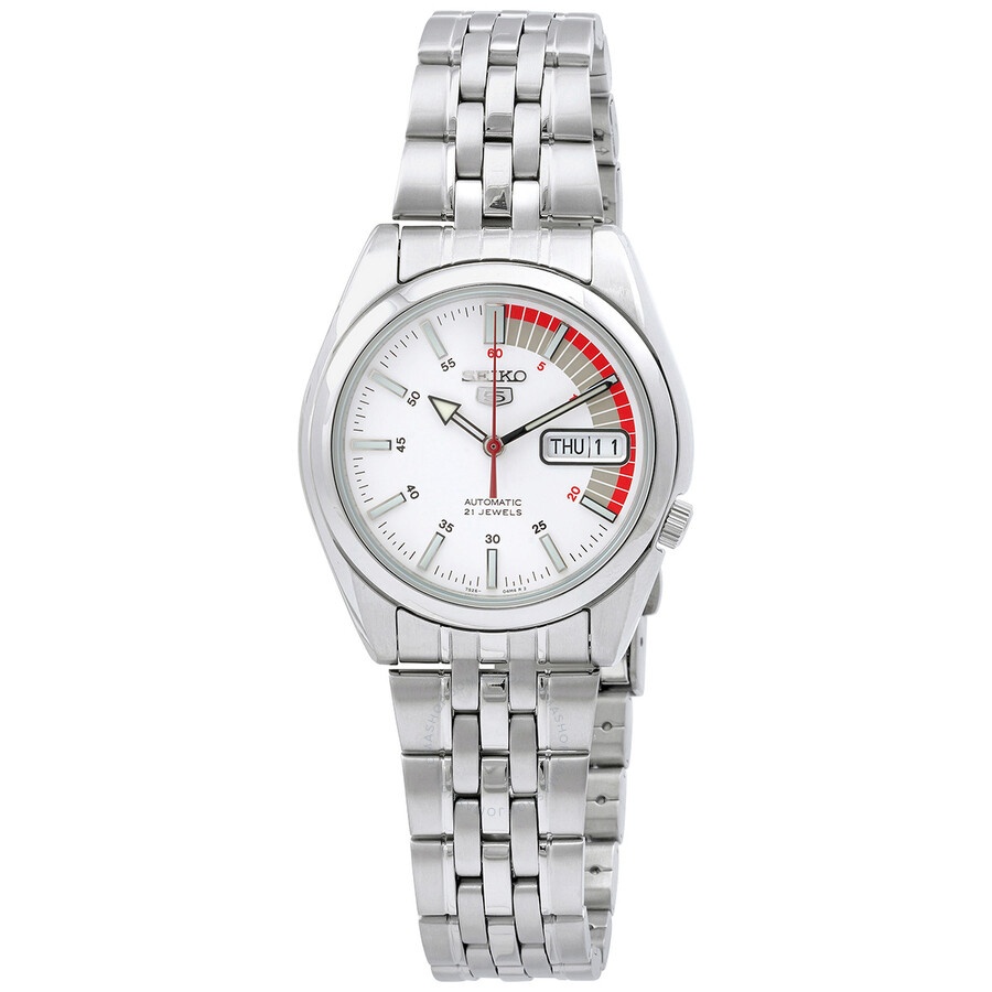 Seiko - Seiko Automatic White Dial Men's Watch SNK369K1 - 1