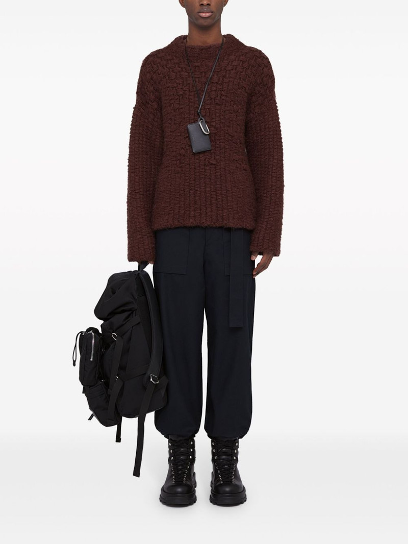 Jil Sander chunky-knit mock-neck jumper outlook