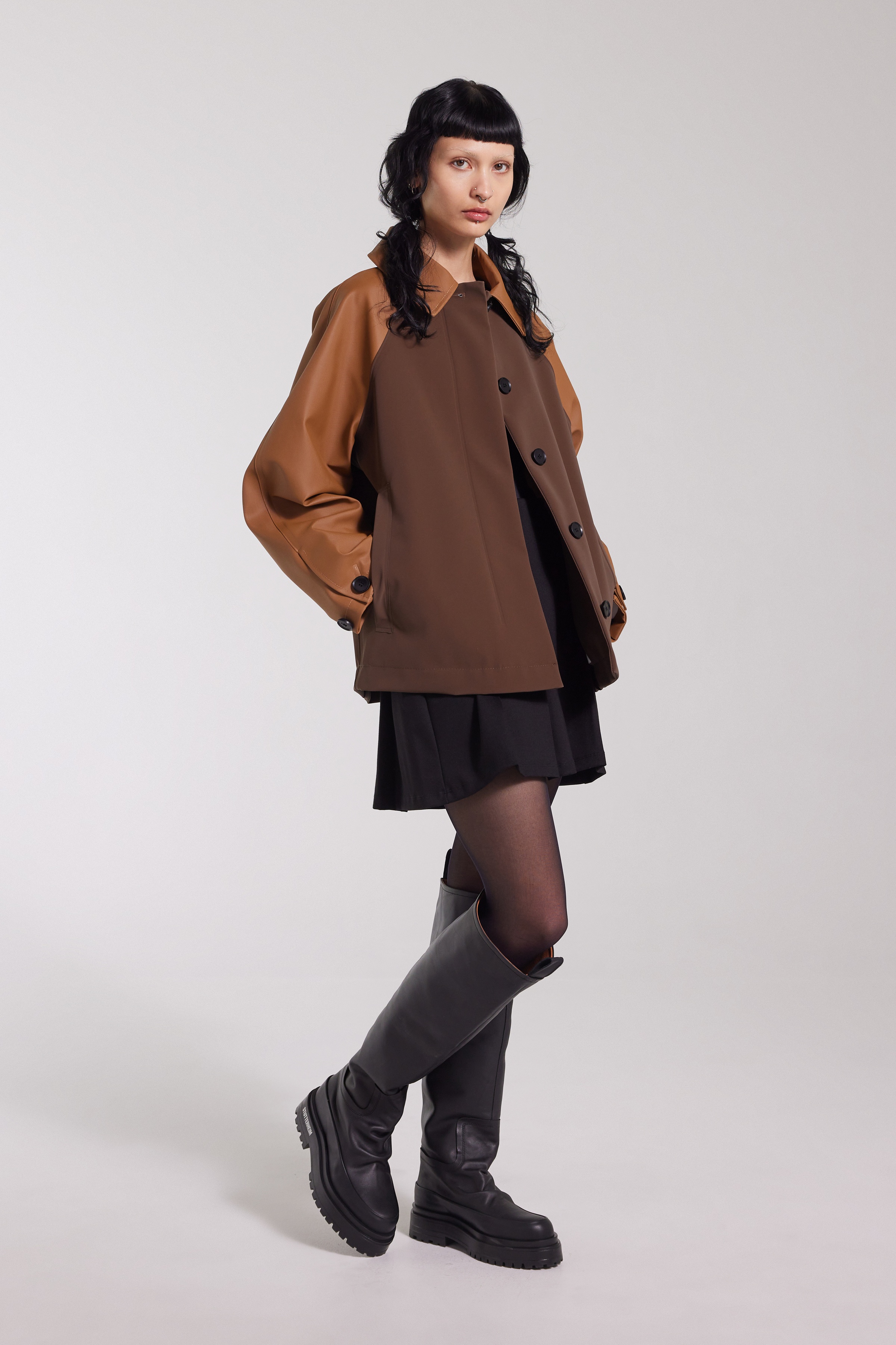 Bandhagen Raincoat Cognac - 5