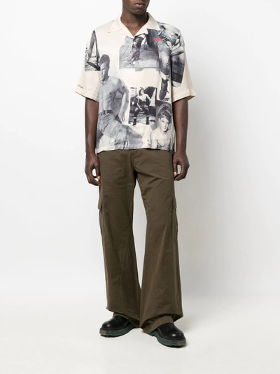 Diesel graphic-print short-sleeve shirt outlook