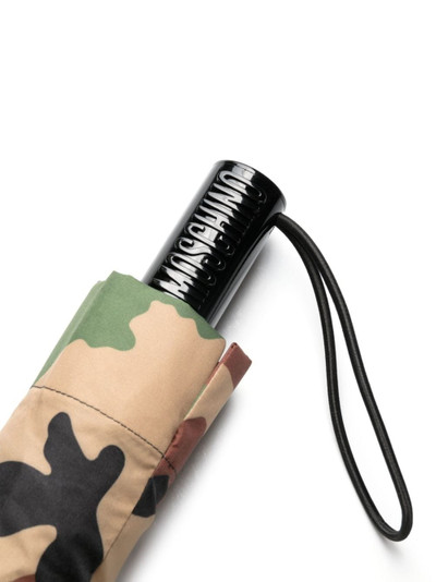 Moschino camouflage-print foldable umbrella outlook