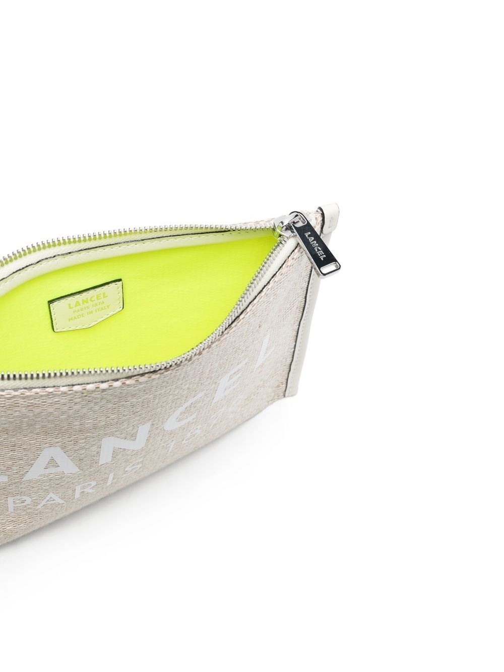 logo-print clutch bag - 5