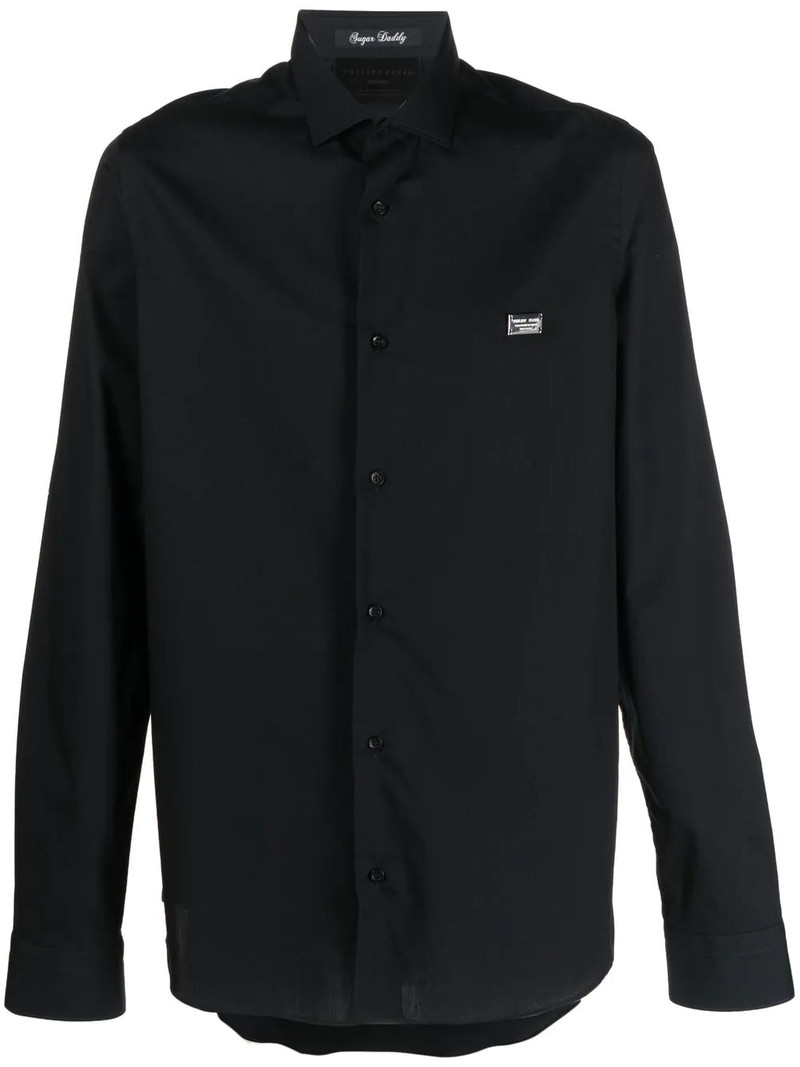logo-plaque detail shirt 1