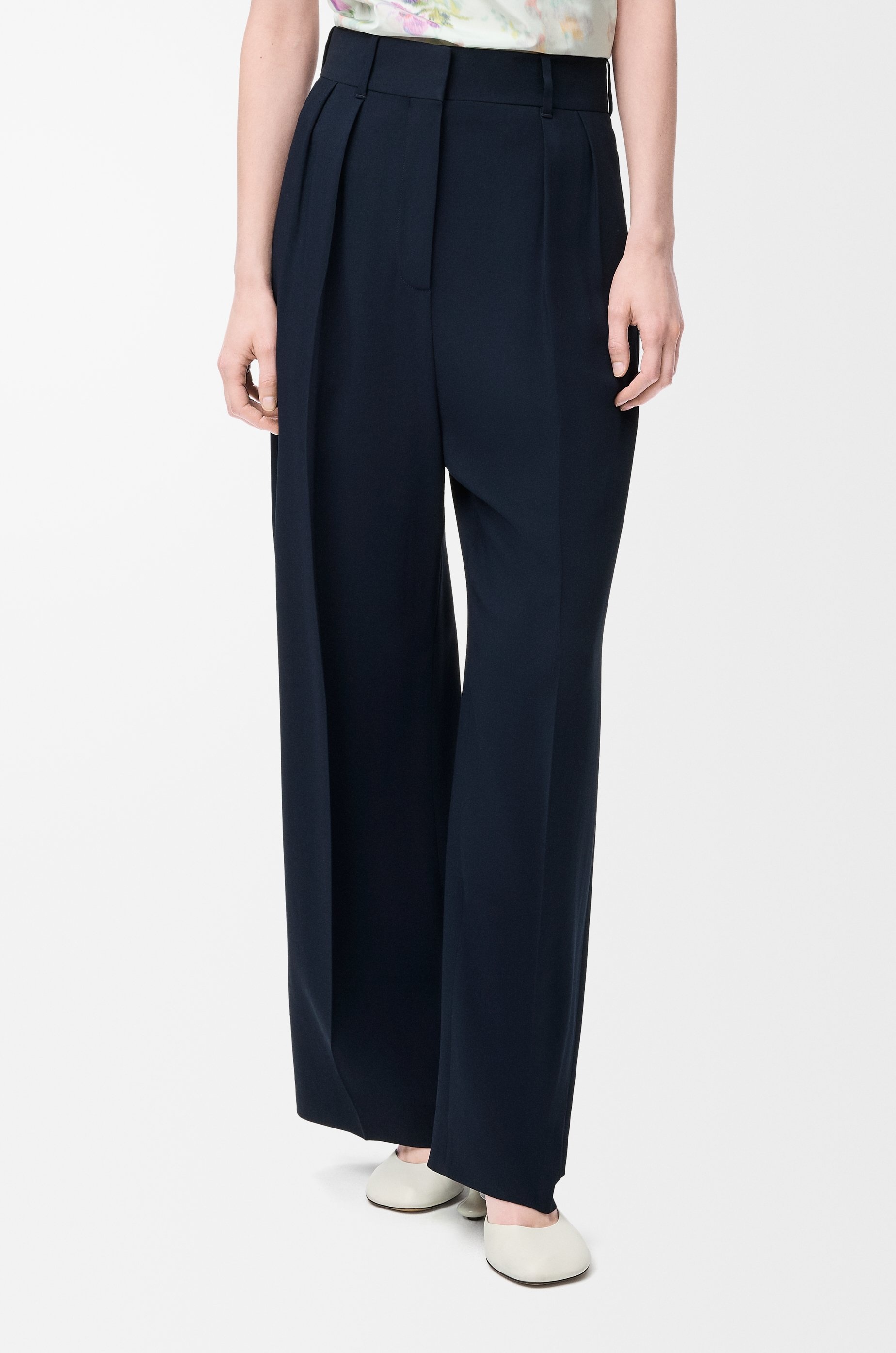 Trousers in stretch viscose - 3