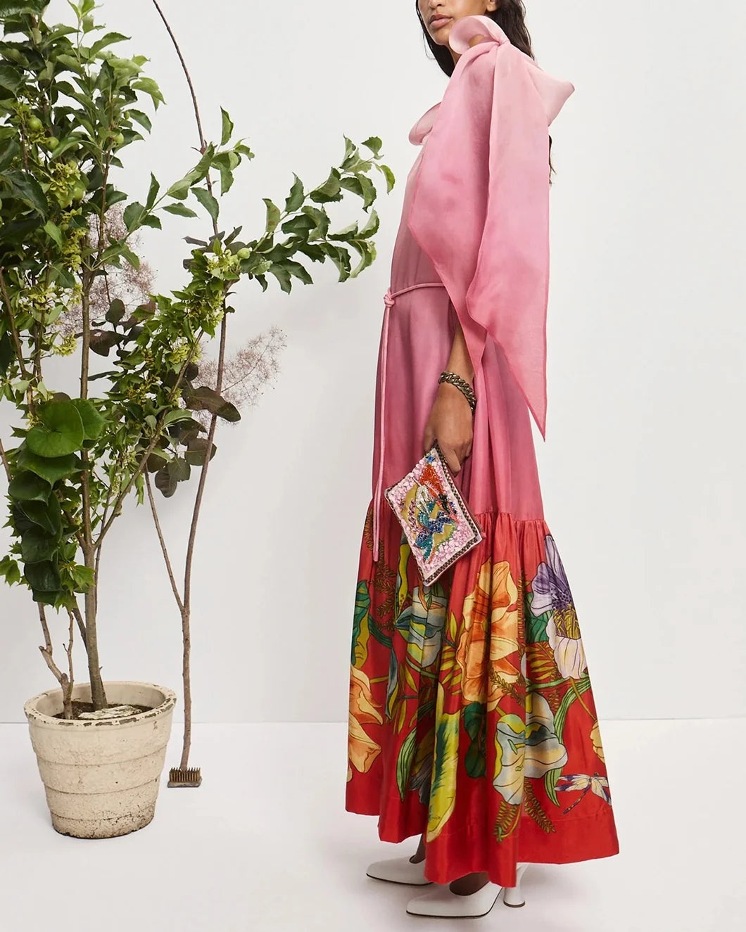 INEZ SILK GOWN - 3
