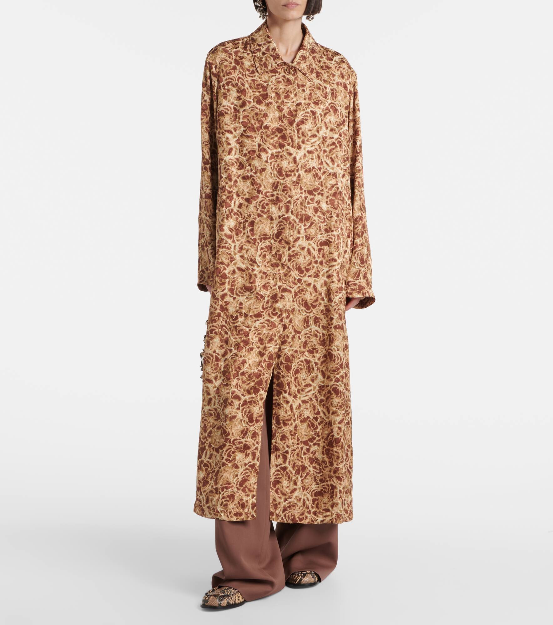 Leopard-print coat - 7