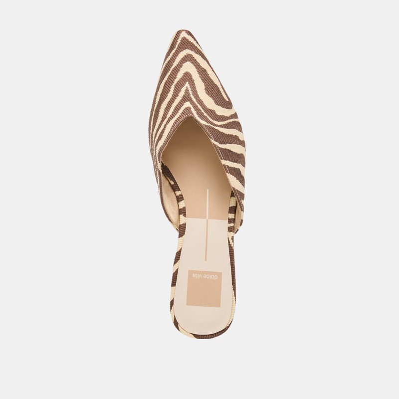 ELM FLATS BEIGE ZEBRA RAFFIA 10