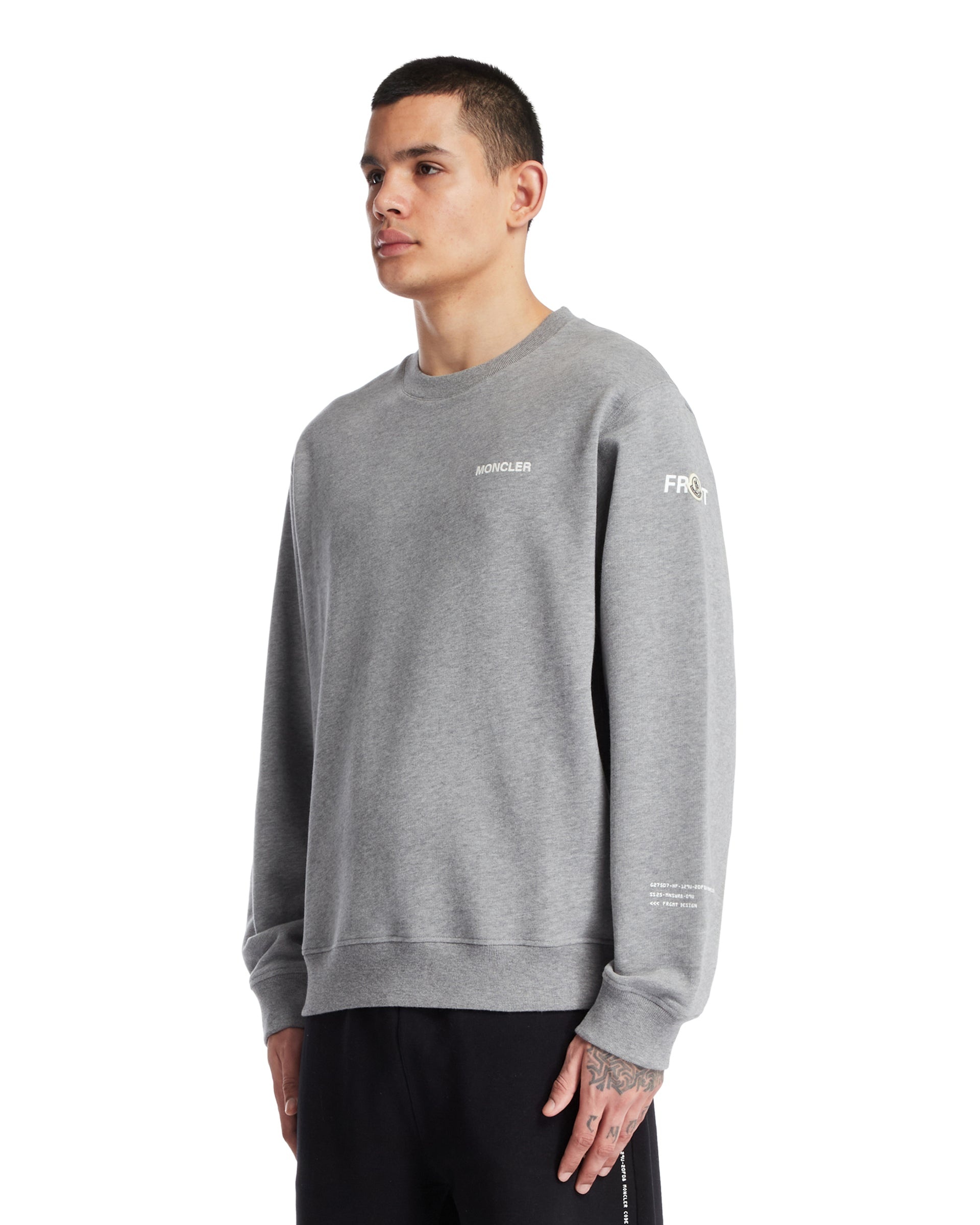 Moncler Genius x FRGMT Gray Crewneck Sweatshirt - 4
