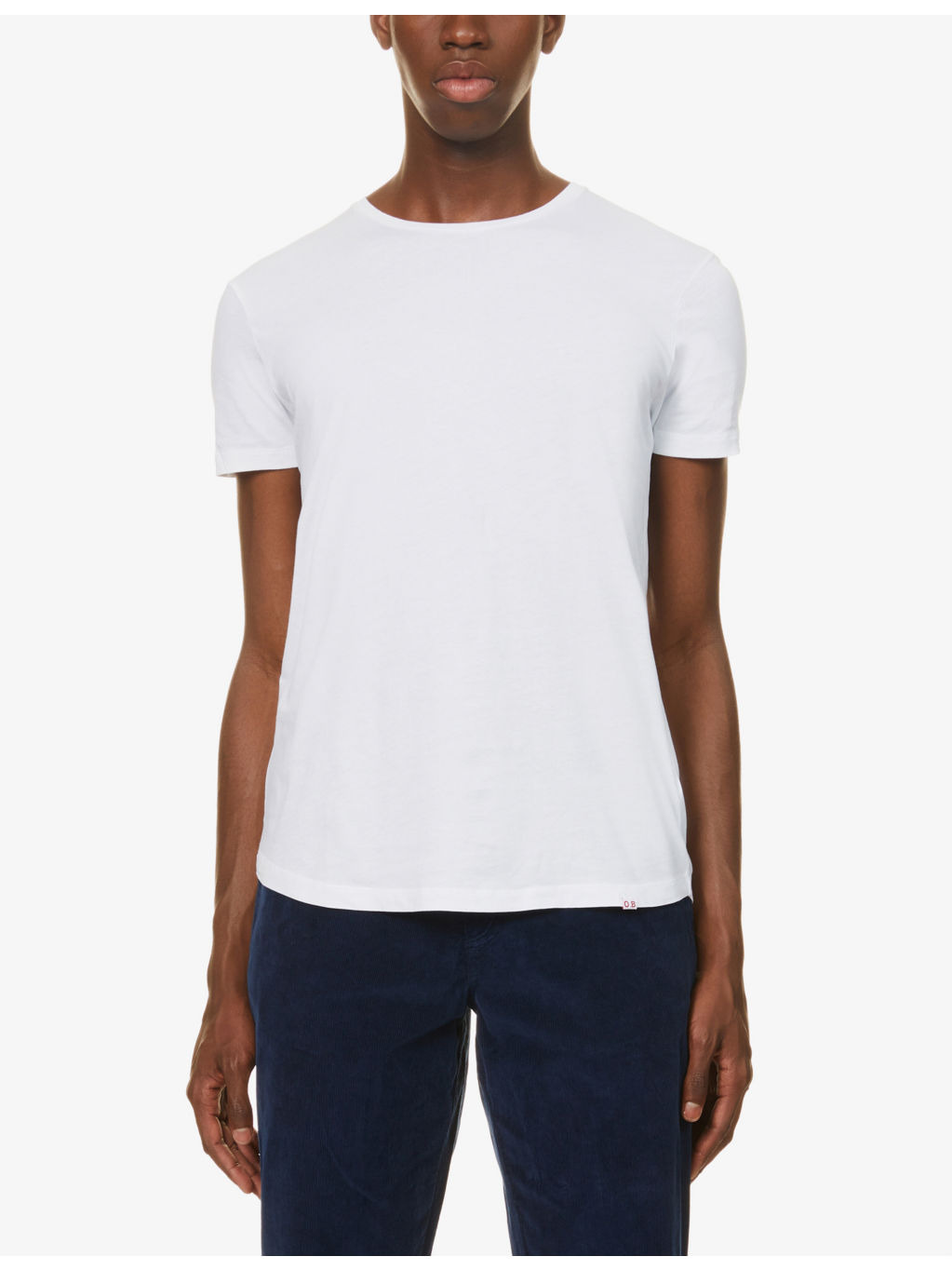 Sammy marled crewneck cotton-jersey T-shirt - 3