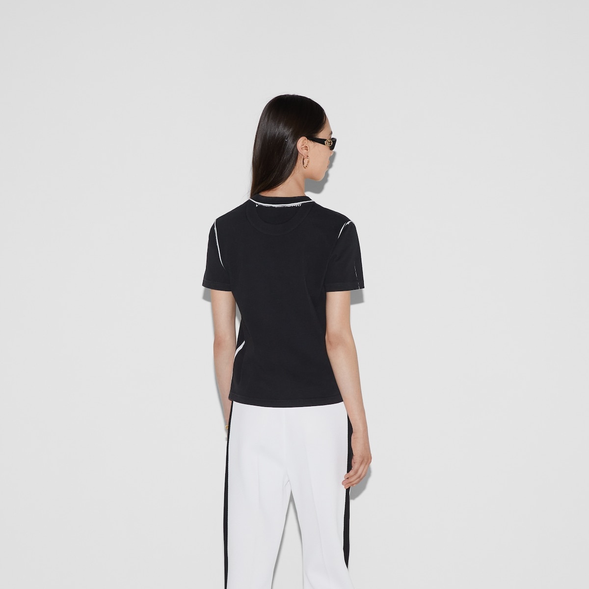 Gucci Interlocking G print cotton T-shirt - 4