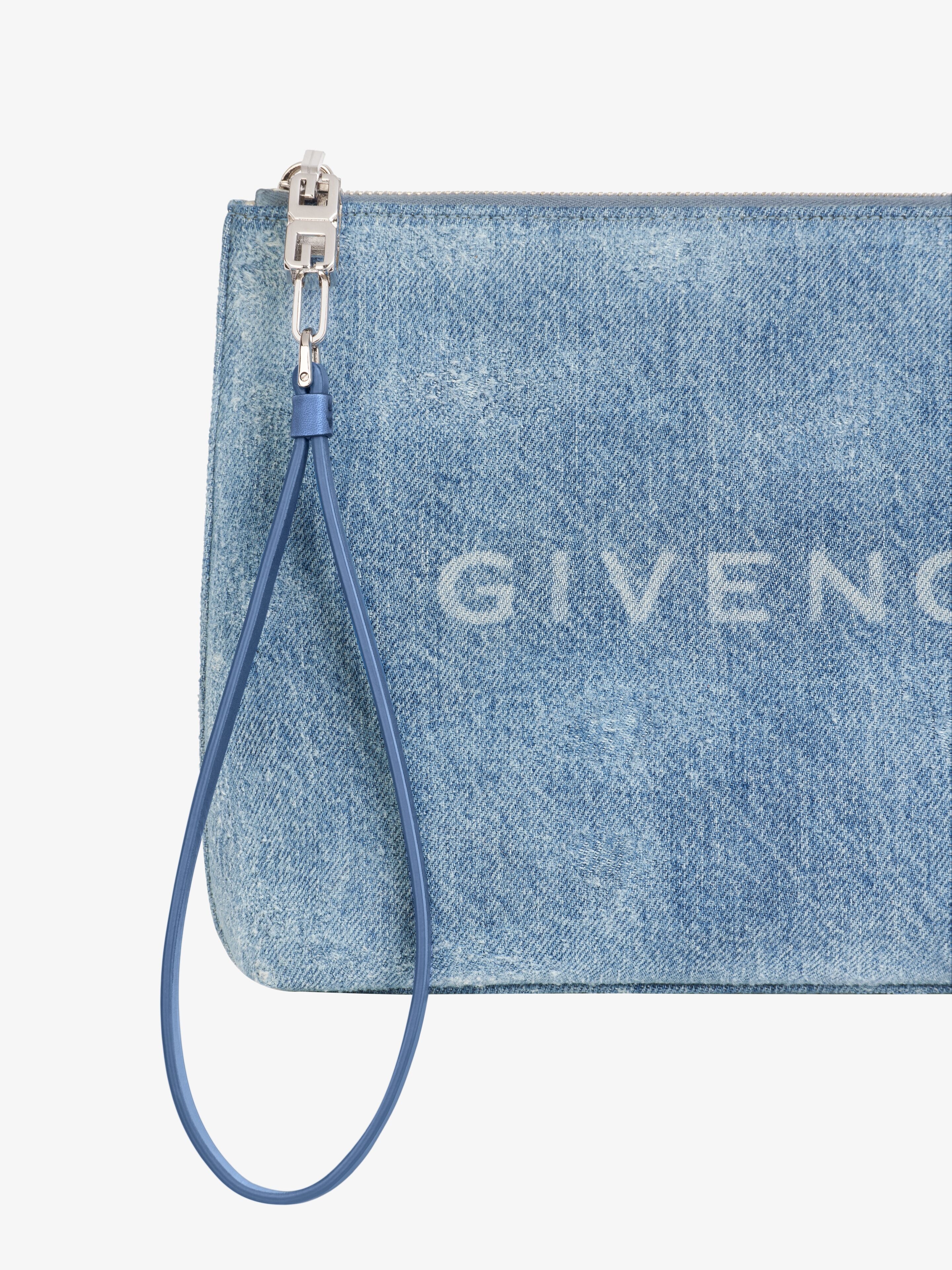 GIVENCHY TRAVEL POUCH IN DENIM - 4
