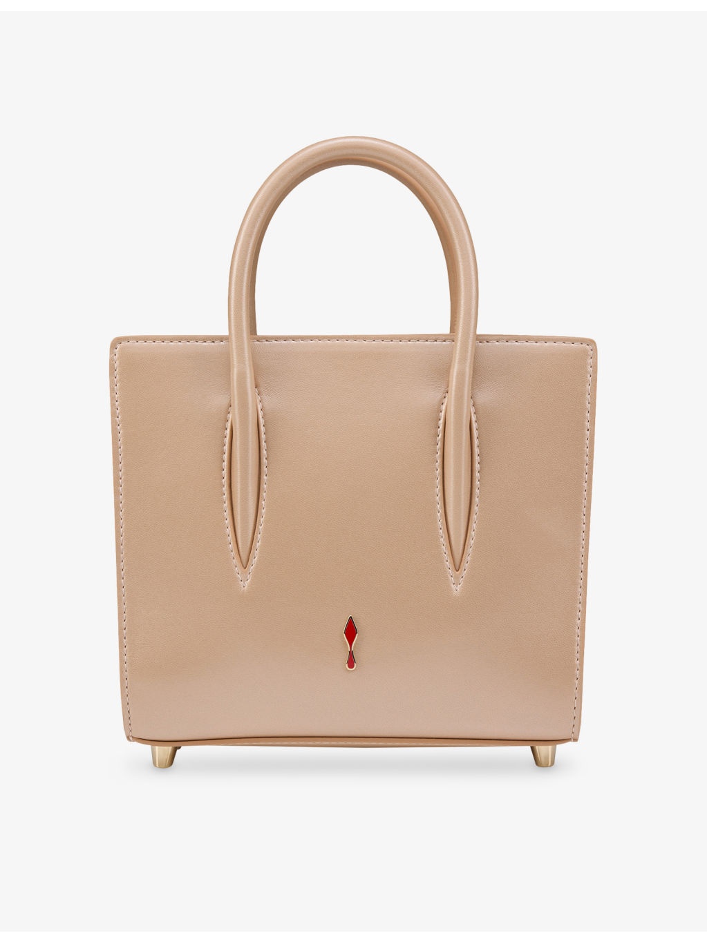 Paloma Mini Pearlescent-Leather Top-Handle Bag - 3
