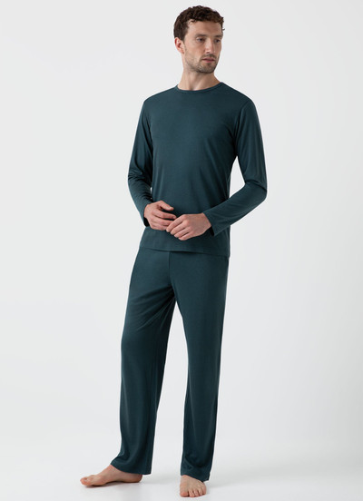 Sunspel Long Sleeve Cotton Modal Lounge T‑shirt outlook
