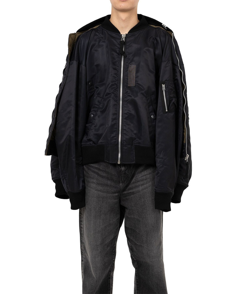Front Layered Flight Jacket 7