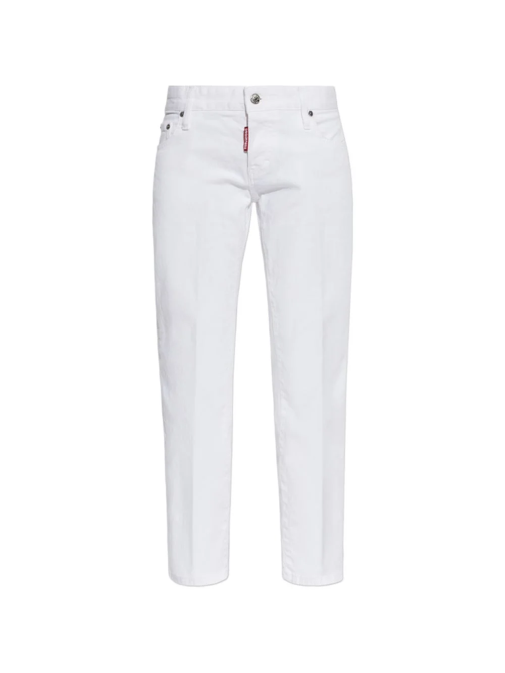 buttoned belt-loop jeans - 1