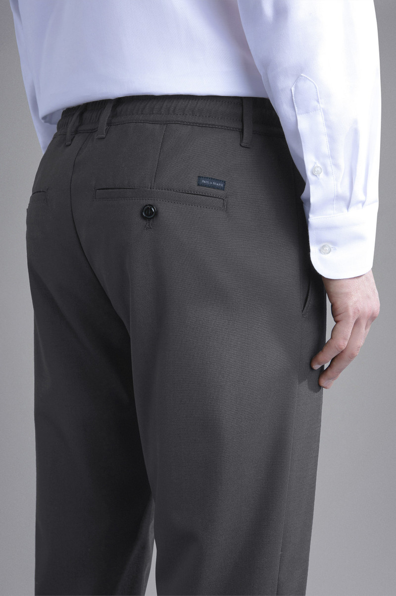 WOOL TECHNICAL FABRIC TROUSERS 4