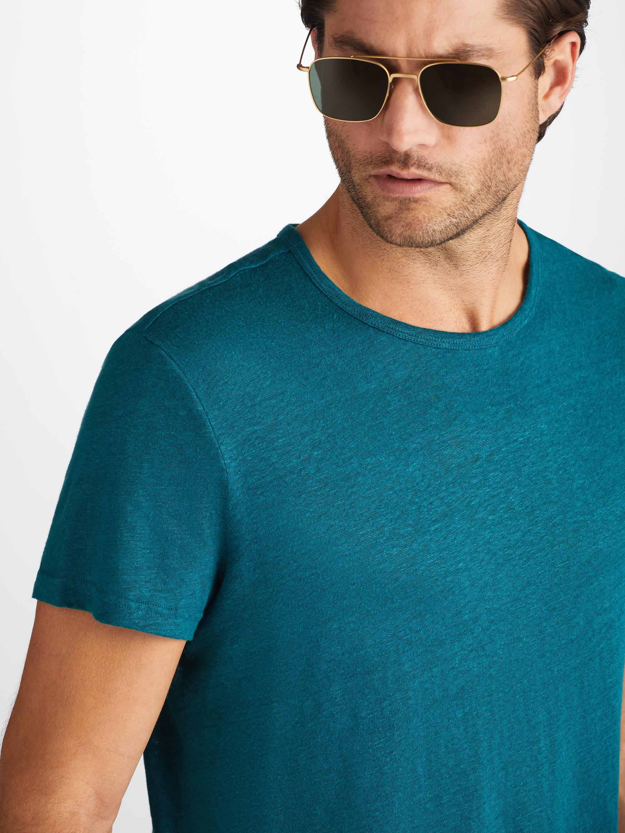 Men's T-Shirt Jordan Linen Teal - 5