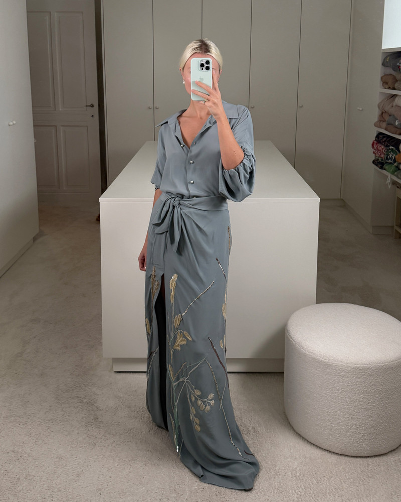 BERNADETTE Skirt Char Embroidered outlook