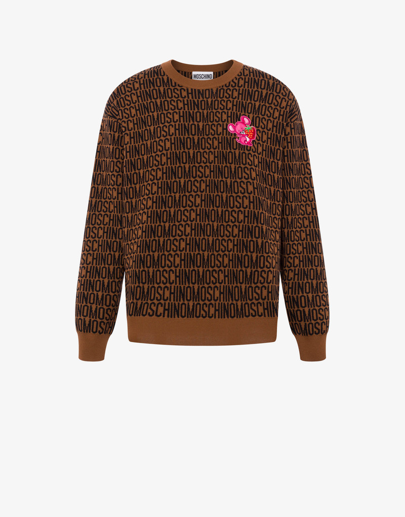 ILLUSTRATED ANIMALS WOOL JUMPER 1