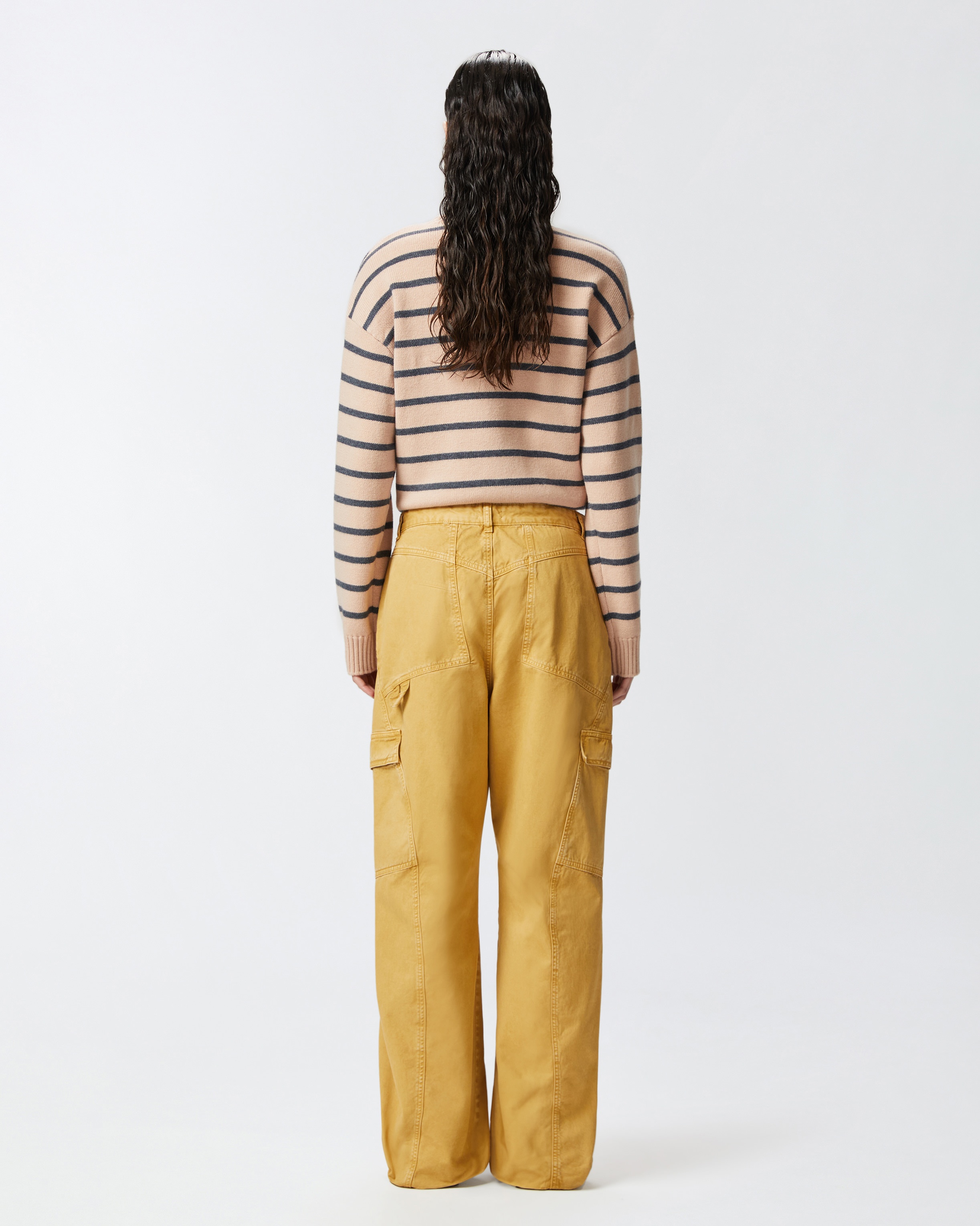 WIDE LEG WORKWEAR TROUSERS WITH POCKETS - 4