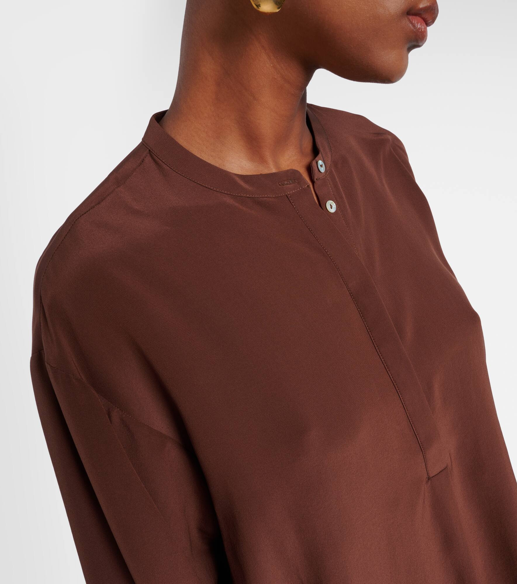 Remy silk crêpe shirt - 4