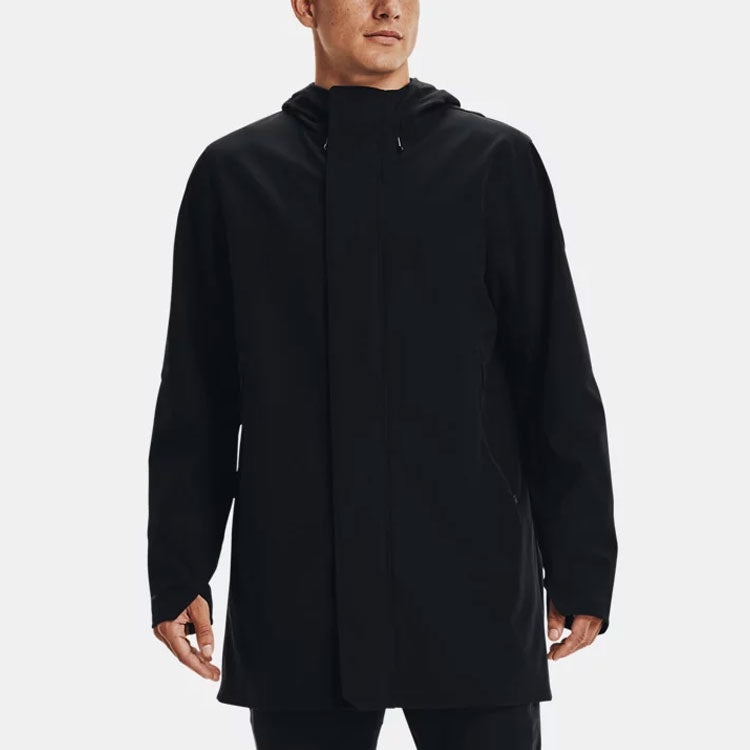Under Armour Rush Shell Long Jacket 'Black' 1364904-001 - 4