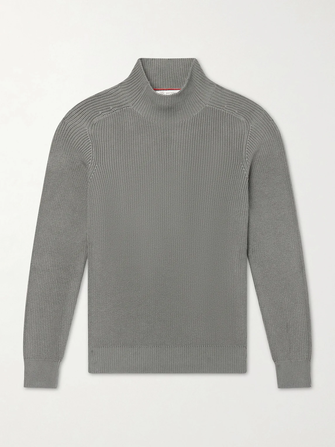 Knitted Cotton Sweater - 1