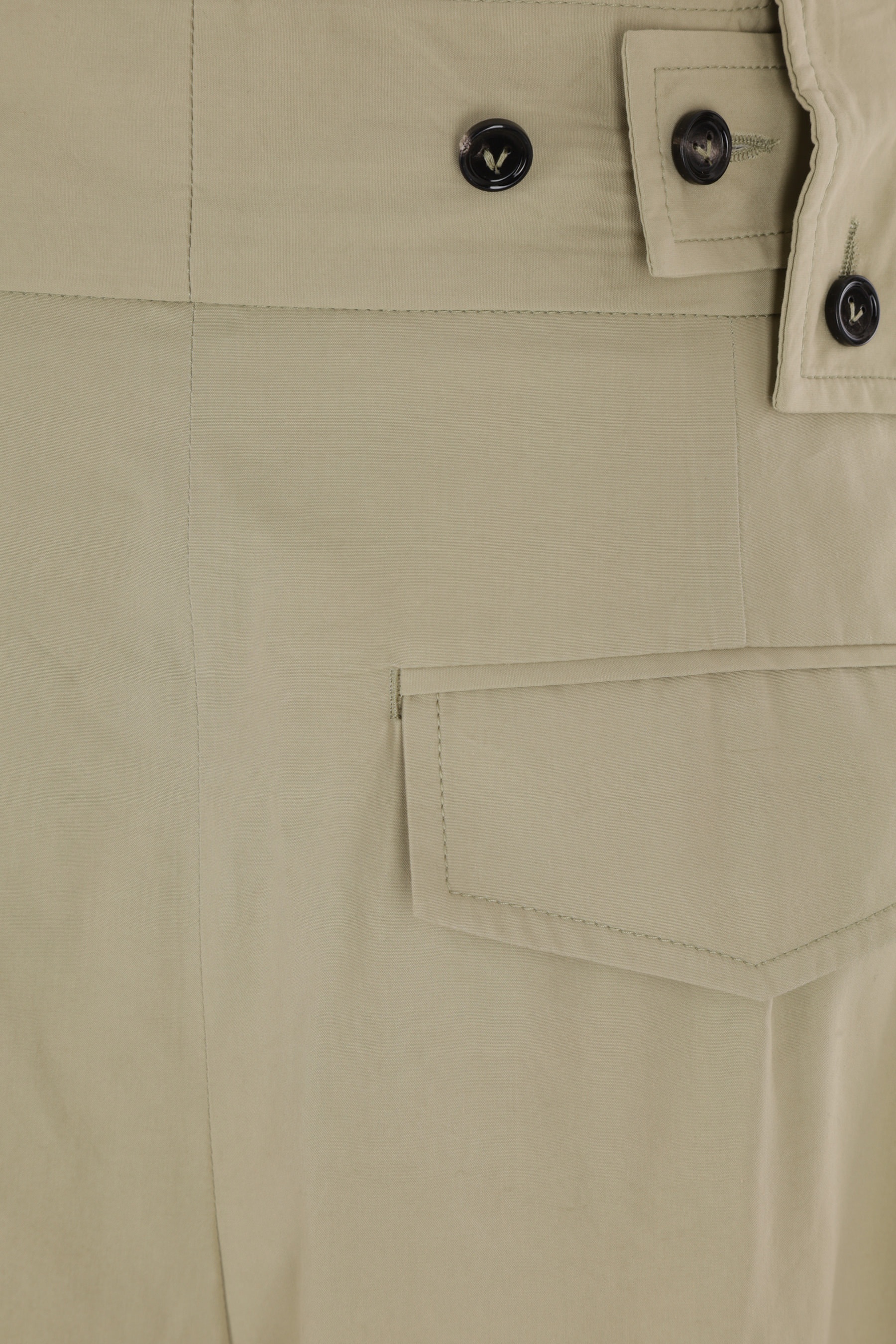 Bottega Veneta COTTON BLEND WIDE LEG PANTS WITH INSIGNAS