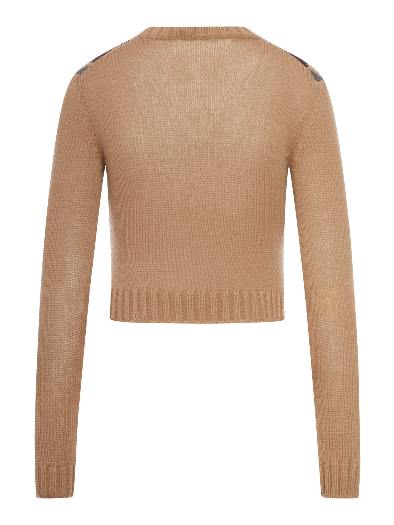 CASHMERE SWEATER WITH GEOMETRIC PATTERN - 2
