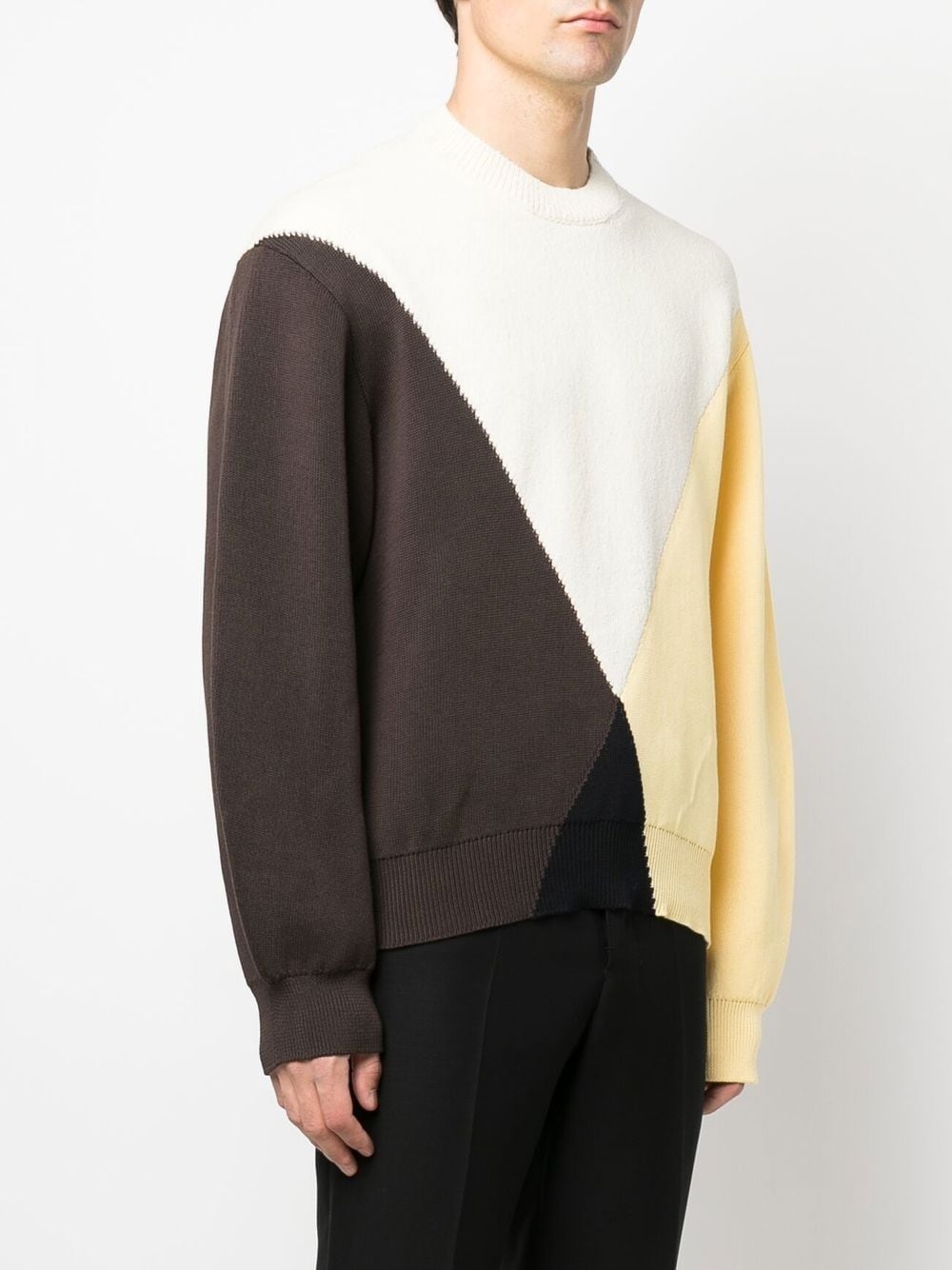 colour-block jumper - 3