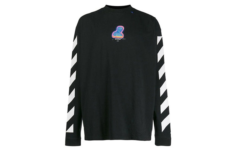 Off-White Off-White Diagonal Striped Cotton LongSleeve OMAB032E191850061088 outlook