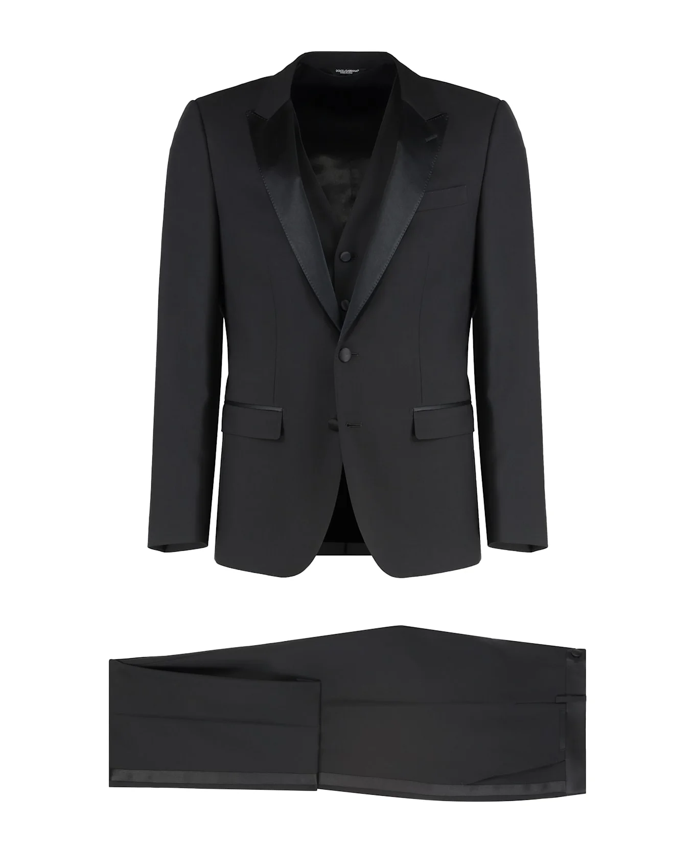 Stretch Wool Three-pieces Suit - 1