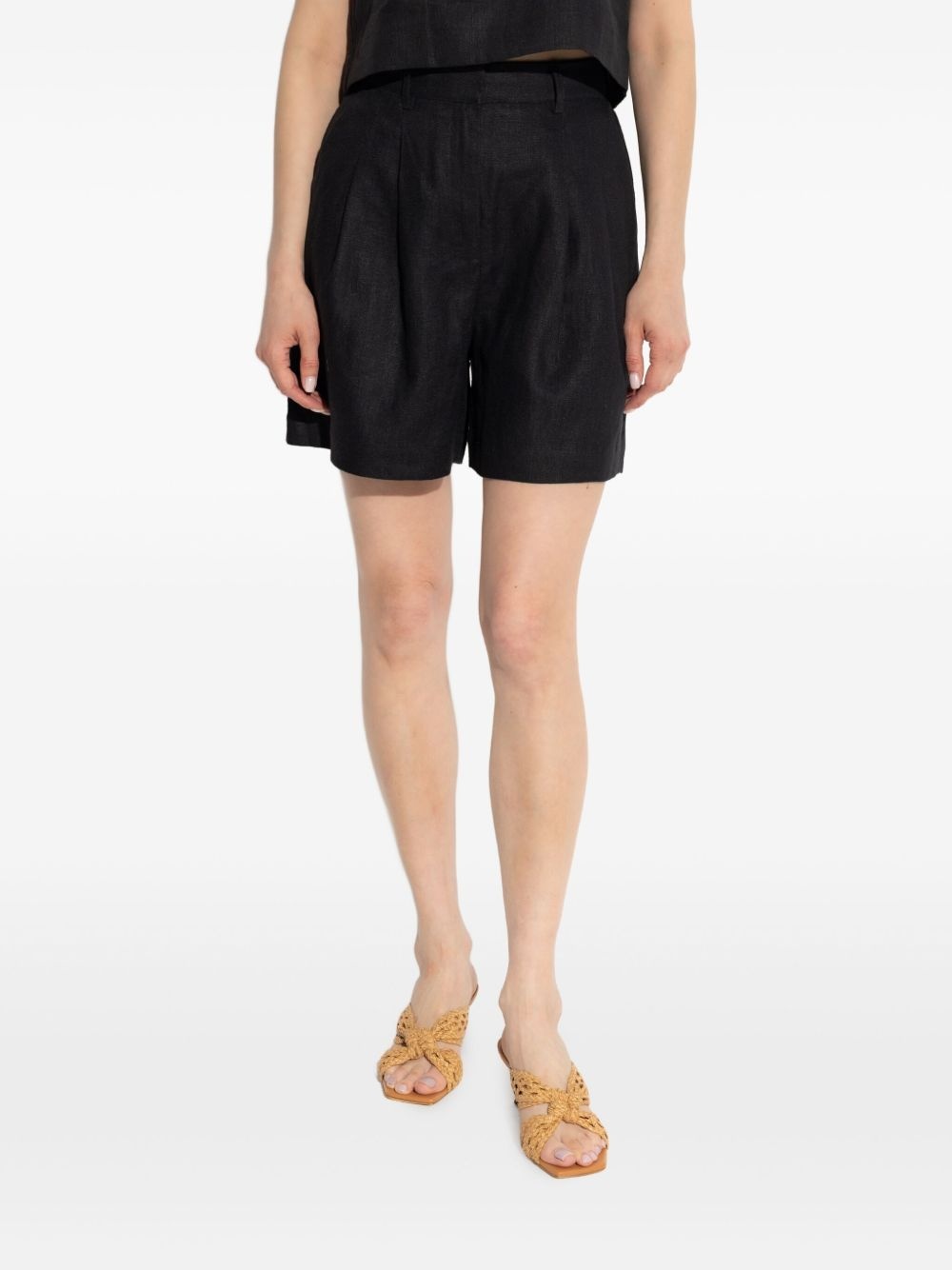 pleated shorts - 3