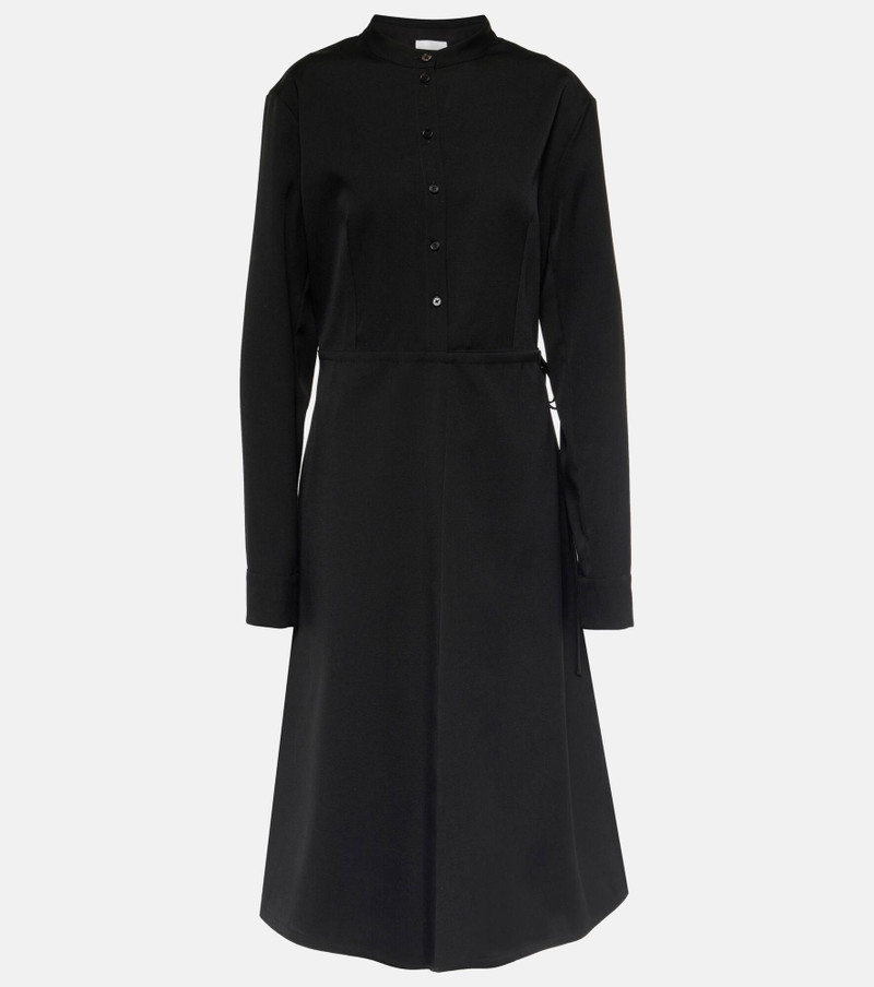 Virgin wool shirt dress - 1
