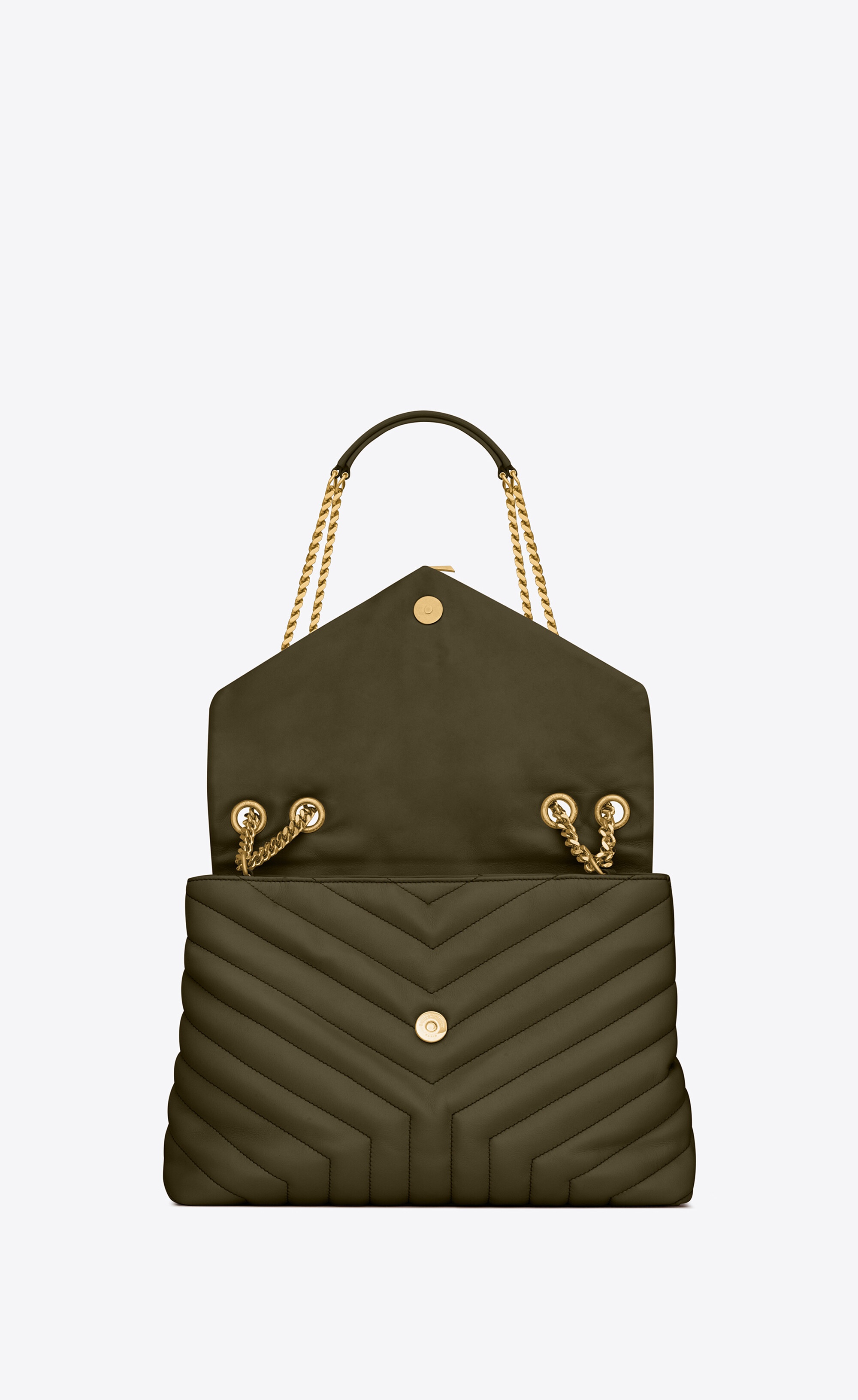 loulou medium bag in y-quilted leather - 5