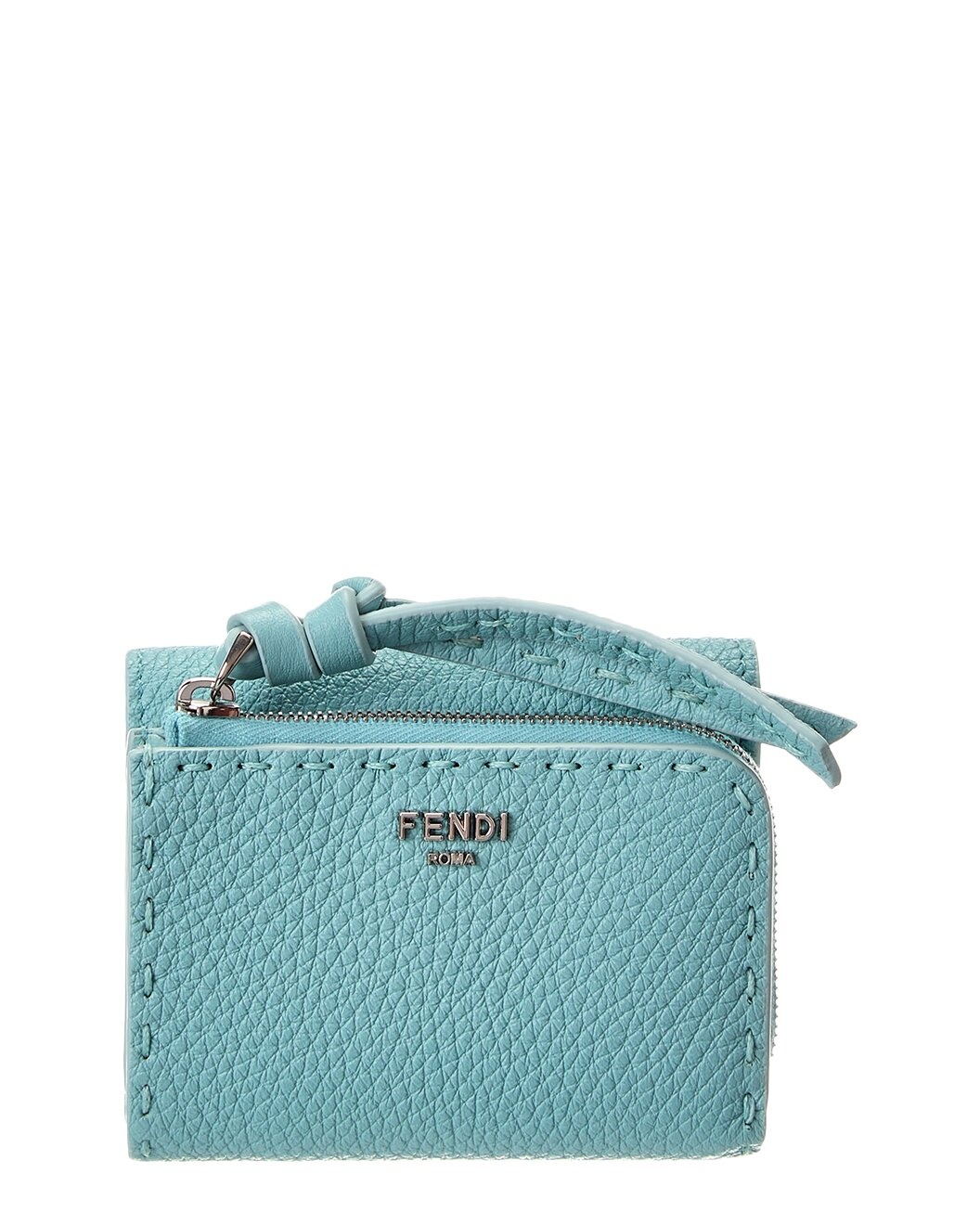 FENDI Peekaboo Micro Leather Trifold Wallet - 1