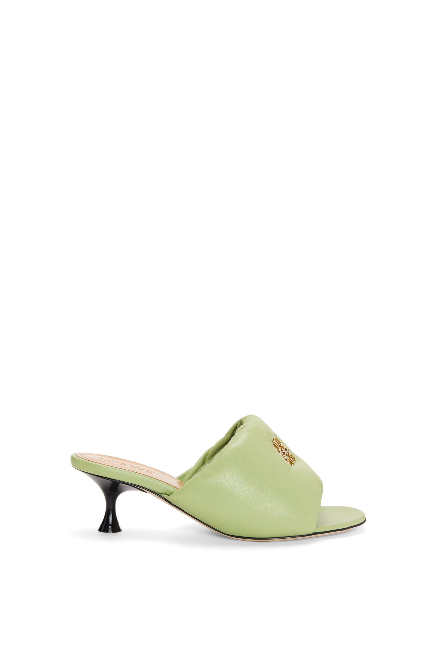 Anagram padded mule in lambskin - 1