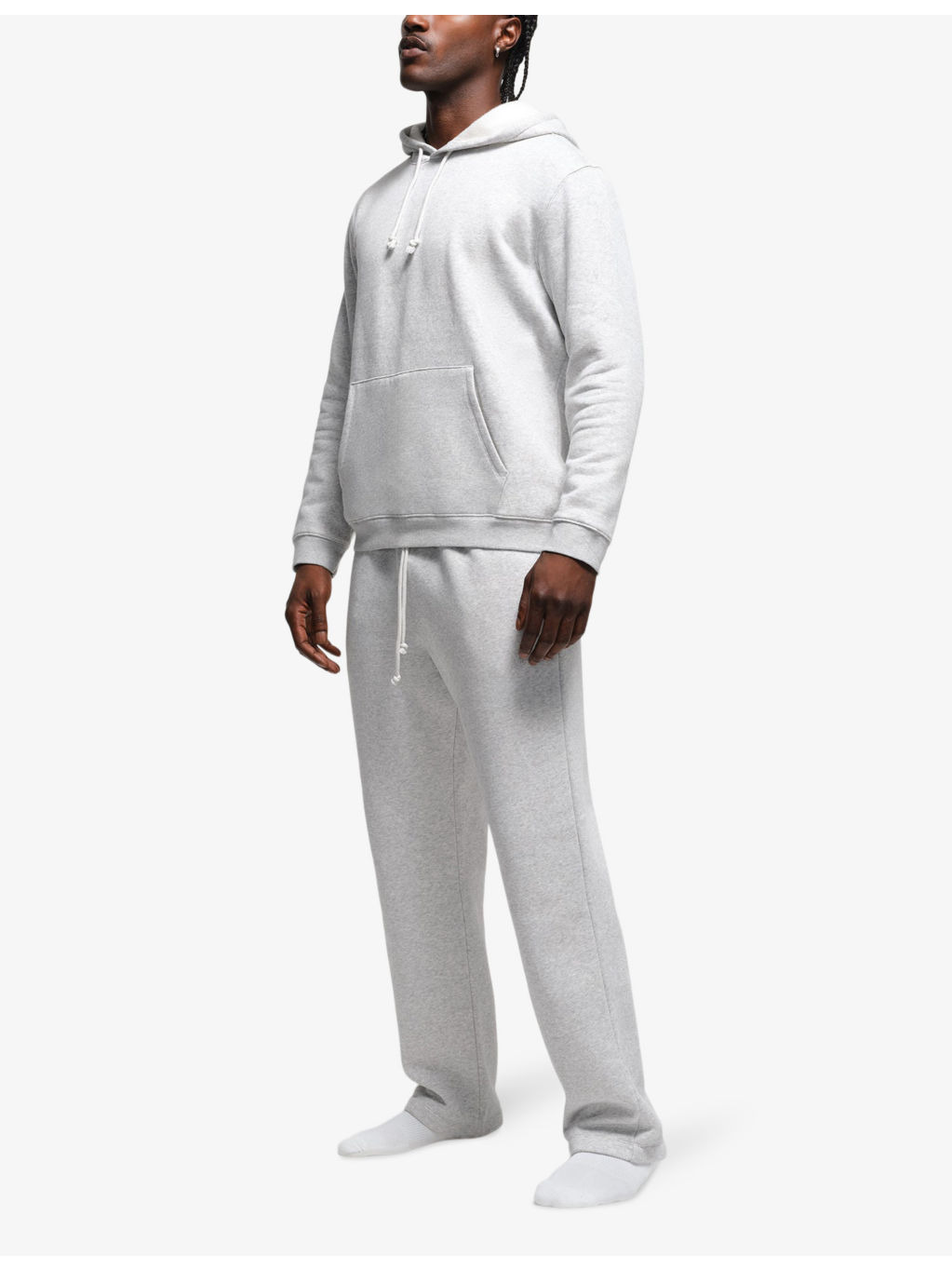 Classic lounge cotton-blend jersey hoody - 2