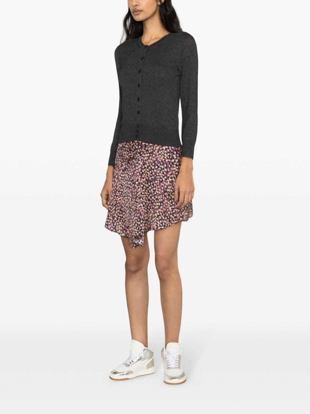 Selena asymmetric draped skirt - 3
