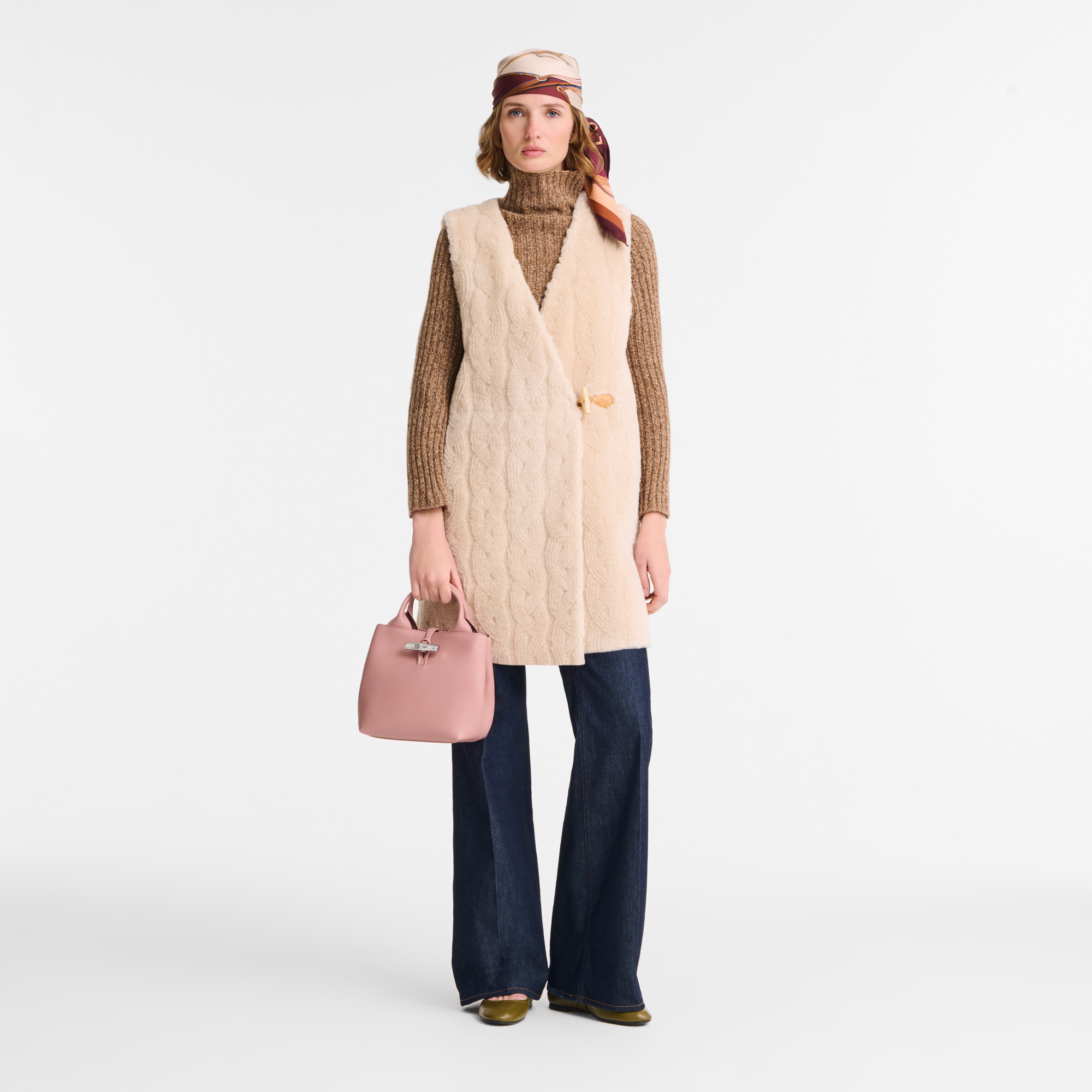 Le Roseau S Handbag Pink Tea - Leather - 2