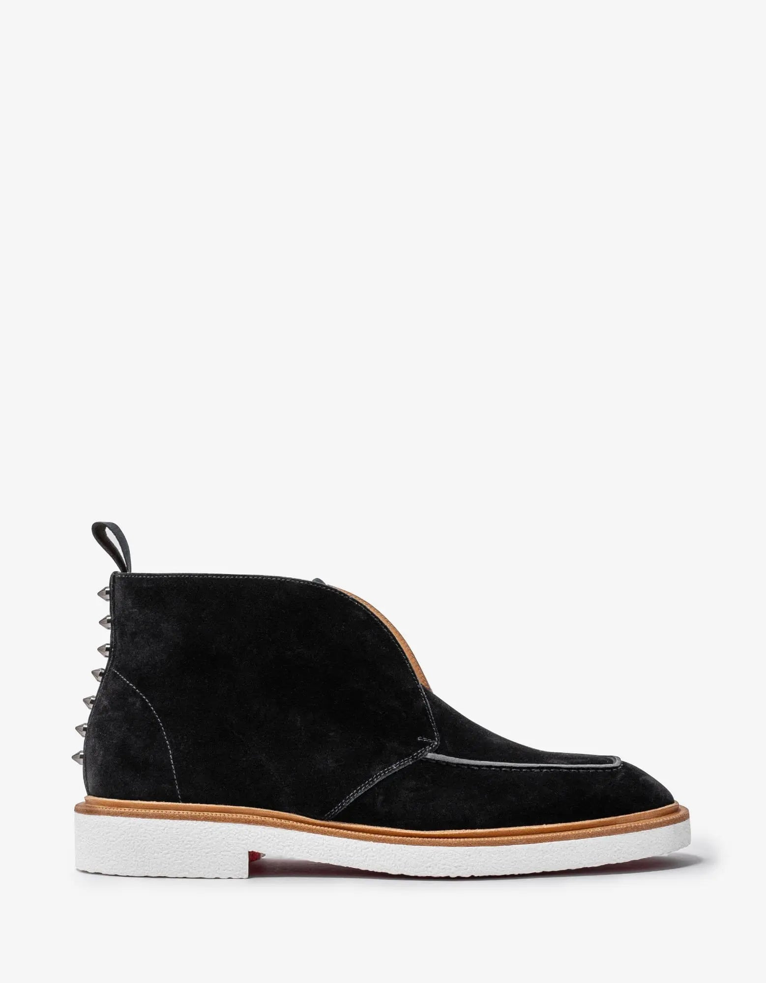 Christian Louboutin Citycrepe Black Suede Ankle Boots - 2